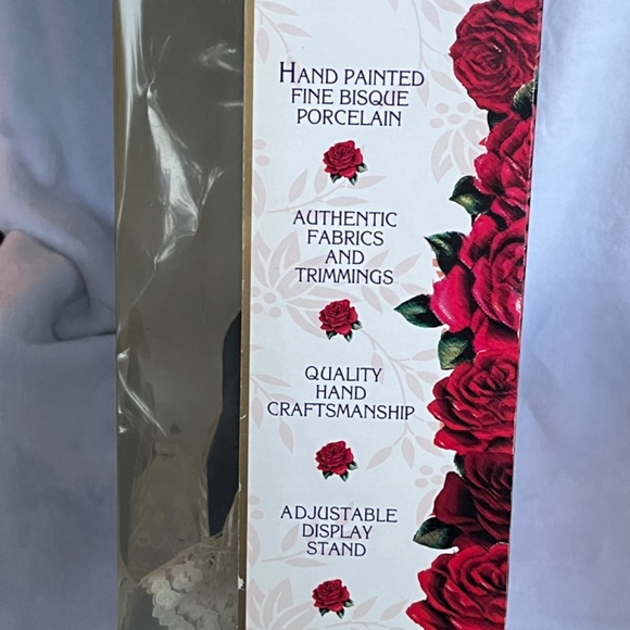 Collectors choice Rare Vintage fine Bisque Porcelain Doll Limited Edition 22” - Picture 7 of 11